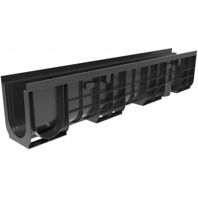 Ջրահեռացման առվակ Gidrolica Pro ЛВ-10.14,5.20,2 – պլաստիկ / Лоток водоотводный Gidrolica Pro  ЛВ-10.14,5.20,2 - пластиковый