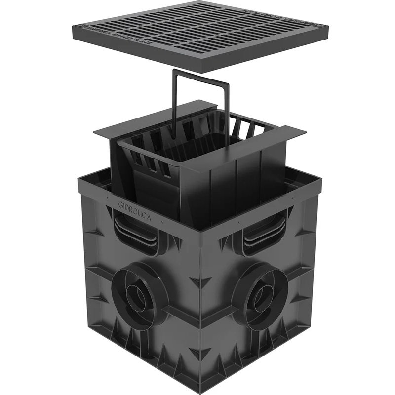 Անձրևաջրերի ընդունիչ Gidrolica Point ДП-30.30 - պլաստիկ / Дождеприемник Gidrolica Point ДП-30.30 - пластиковый